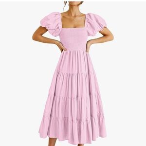 Prettygarden Pink Midi Dress